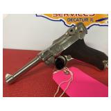 Rare Mauser 7924 9mm S-42 Lugar Nickel Pistol