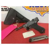 Very Good DWM .30 Luger with Holster and Mag