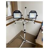 2 LIGHT LED FLOOR LAMPS