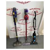 3 VACCUMS - DYSON - SHARK AND MORE