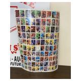 SPORT CARDS ON A SHEET