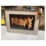 CHIEF ILLINIWEK FIGHTING ILLINI FRAMED PHOTO -