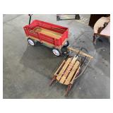 SLED AND WAGON LOT