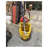 MOP BUCKET AND GAS CAN (WHAT A PAIR)