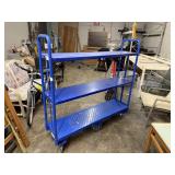 U BOAT ROLLING MULTIPLE SHELF ROLLING CART