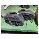 2 MOTORCYLE SADDLE BAGS