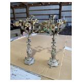 CANDLE STICK HOLDERS JOESPH MARY AND JESUS - WOW