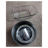Stainless Steel Mixing Bowls, Sifter,