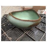 Green Frankoma Bowl