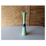 Shawnee Green Splatter Vase - 12"