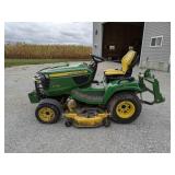 John Deere X738 4x4 Lawn Tractor with 54" Deck