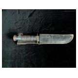 Camillus 7" Fighting Knife W/ Sheath