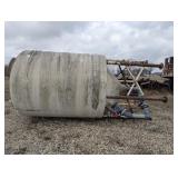 Fiberglass Bulk Tank on Stand with Valves