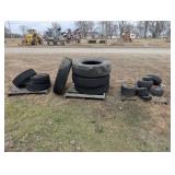 (3) Pallets of Tires. Some Have Rims