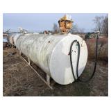 1000 Gal Fuel Tank w/ Gas Boy Pump