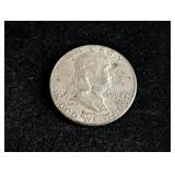 1962-P Franklin Silver Half Dollar Coin