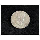 1963-D Franklin Silver Half Dollar Coin