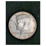 1964-D Kennedy Silver Half Dollar Coin