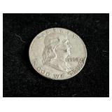 1962-D Franklin Silver Half Dollar Coin