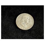 1950-D Franklin Silver Half Dollar Coin