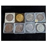 (8) Eisenhower Dollar Coins: