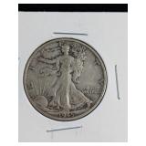 1945-S Walking Liberty Silver Half Dollar