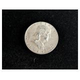 1963-D Franklin Silver Half Dollar Coin