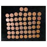 (50) Wheat Pennies -