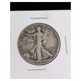 1941-D Walking Liberty Silver Half Dollar