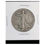 1941-D Walking Liberty Silver Half Dollar