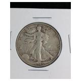 1945-S Walking Liberty Silver Half Dollar