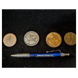 (2) 1934 Ford Exposition Tokens, 1978 Ford 75th