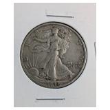 1943-D Walking Liberty Silver Half Dollar Coin