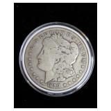 1890-CC Morgan Silver Dollar