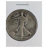 1943-S Walking Liberty Silver Half Dollar