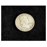 1950-P Franklin Silver Half Dollar Coin