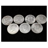 (7) 1776-1976-D Bicentennial Eisenhower Dollars