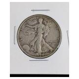 1939-P Walking Liberty Silver Half Dollar