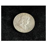 1959-D Franklin Silver Half Dollar Coin