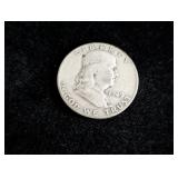 1949-D Franklin Silver Half Dollar Coin