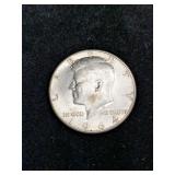 1964-D Kennedy Silver Half Dollar Coin