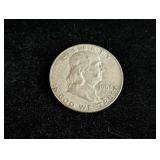 1963-D Franklin Silver Half Dollar Coin