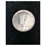 1964-D Kennedy Silver Half Dollar Coin