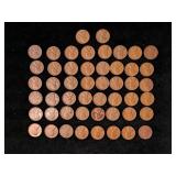 (50) Wheat Pennies -
