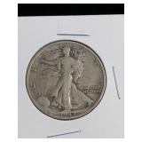 1942-S Walking Liberty Silver Half Dollar