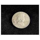 1961-D Franklin Silver Half Dollar Coin