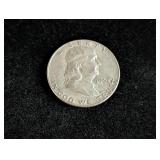 1962-D Franklin Silver Half Dollar Coin