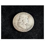 1951-D Franklin Silver Half Dollar Coin