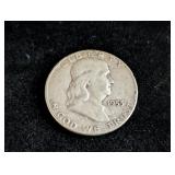 1953-P Franklin Silver Half Dollar Coin