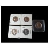 1971-S, 1972-S, 1973-S & 1974-S Quarter Coins